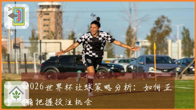 2026世界杯让球策略分析：如何正确把握投注机会