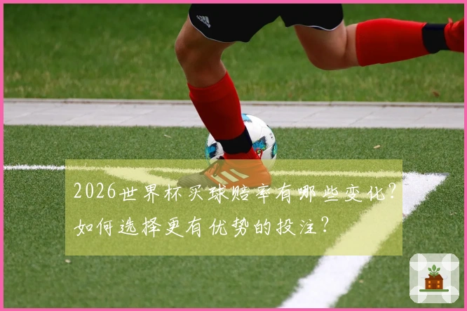 2026世界杯买球赔率有哪些变化？如何选择更有优势的投注？