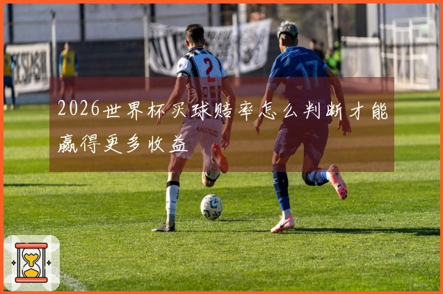 2026世界杯买球赔率怎么判断才能赢得更多收益